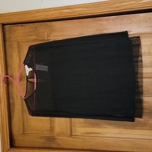 Sheer and textured Top Plus X